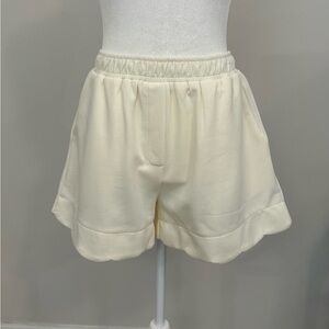 Umgee Women's Cream Athletic Shorts